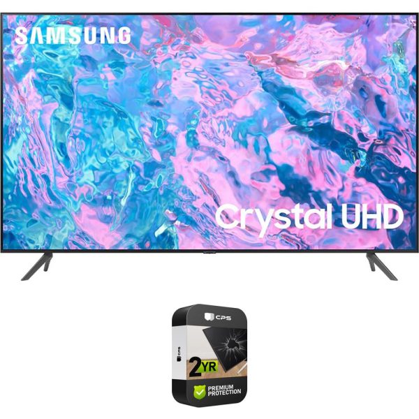 Samsung 55  Crystal UHD 4K Smart TV w  2 Year Extended Warranty (2023 Model) Fashion