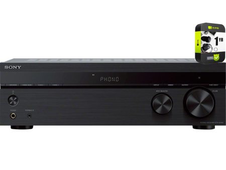 Sony STRDH190 2-Ch Stereo Receiver w  Phono Inputs & Bluetooth +Warranty Bundle Hot on Sale