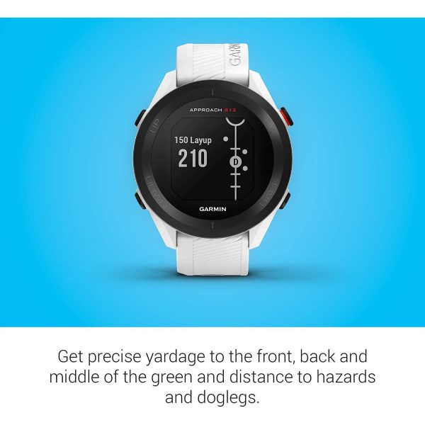 Garmin Approach S12 GPS Golf Watch, 42k+ Preloaded Courses (White) - 010-02472-00 Discount