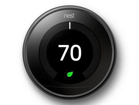 Google Nest Learning Thermostat 3rd Gen Smart Thermostat Mirror Black - T3018US Hot on Sale