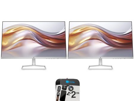 Hewlett Packard 524sa Series 5 23.8  FHD 1080p 16:9 IPS Dual Monitor + 2 Year Warranty Pack For Sale