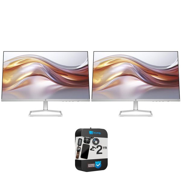 Hewlett Packard 524sa Series 5 23.8  FHD 1080p 16:9 IPS Dual Monitor + 2 Year Warranty Pack For Sale