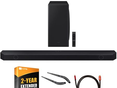 Samsung Q-series 5.1.2ch Wireless Dolby ATMOS Soundbar (2024) + 2 Year Protection Pack Cheap