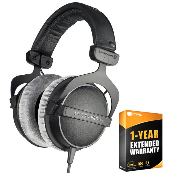 BeyerDynamic DT 770-PRO Studio Headphones 80 Ohms Closed + Extended Warranty Hot on Sale