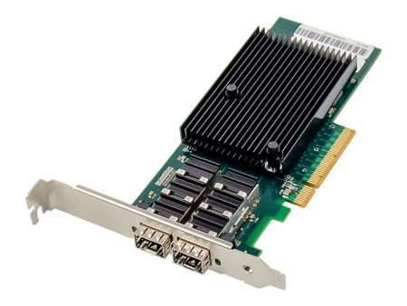 PCI-E X8 10-Gigabit Dual Port SFP+Optical Fiber Network Card X710-DA2 10G Server Adapter Online Hot Sale