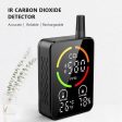 Indoor CO2 Monitor 3-in-1 Air Quality Monitor with CO2   Temp   Humidity NDIR Sensor Carbon Dioxide Meter Alarm Detector Sale