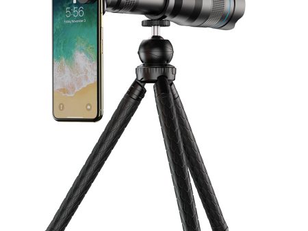 APEXEL APL-JS60XJJ09 60X Monocular Telescope Mobile Telephoto Lens + Tripod for Cell Phone on Sale