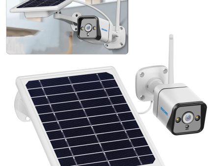 ESCAM QF120 1080P WIFI PIR Alarm IP Camera With Solar Panel Full Color Night Vision Two Way Audio IP66 [without Battery] Supply