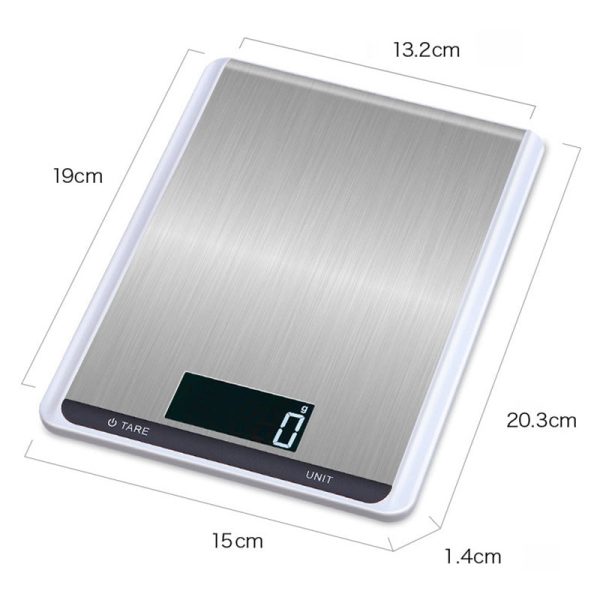 5kg 1g LCD Digital Kitchen Food Scale Electronic Balance Stainless Steel Measuring Weight Tool For Cheap