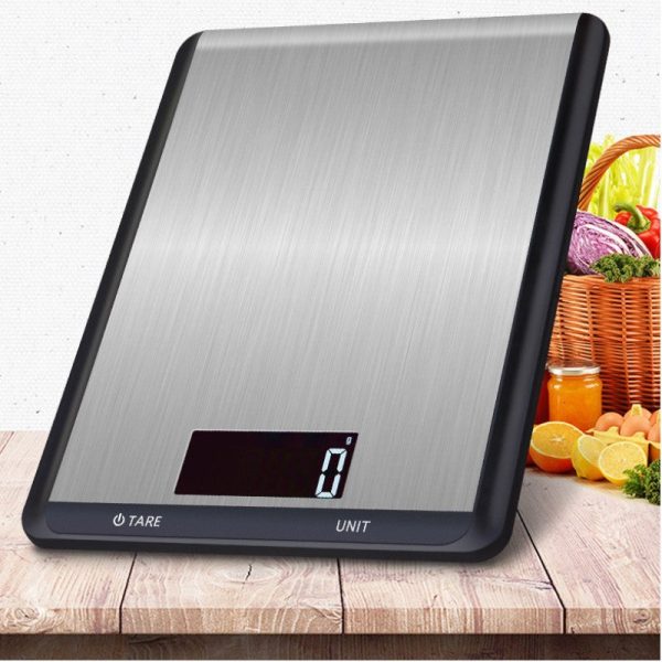 5kg 1g LCD Digital Kitchen Food Scale Electronic Balance Stainless Steel Measuring Weight Tool For Cheap