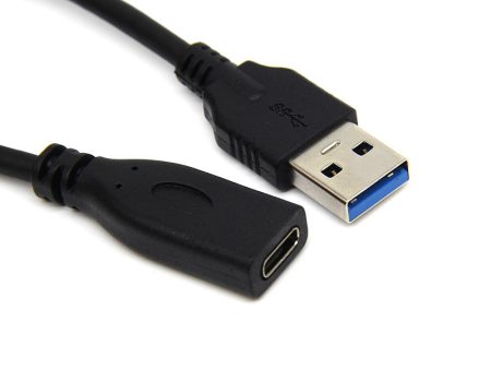 0.2m Type-C Female to USB 3.0 Male Data and Charge Extension Cable for Macbook Chromebook Pixel Online Hot Sale