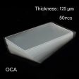 50Pcs 0.125mm OCA Optical Clear Adhesive Stickers for Samsung Galaxy S9 Plus G965 LCD Digitizer on Sale