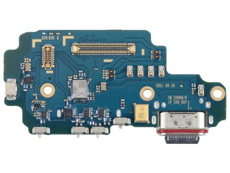 For Samsung Galaxy S22 Ultra 5G S908B OEM Charging Port Flex Cable Replacement Part (without Logo) Supply