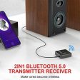 BT102 2 in 1 Bluetooth 5.0 Transmitter Receiver Wireless Audio Adapter Dongle for PC TV Speaker Sale