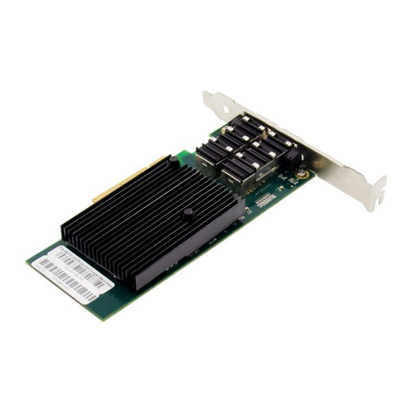 PCI-E X8 10-Gigabit Dual Port SFP+Optical Fiber Network Card X710-DA2 10G Server Adapter Online Hot Sale