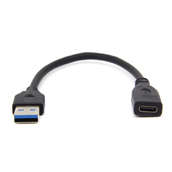 0.2m Type-C Female to USB 3.0 Male Data and Charge Extension Cable for Macbook Chromebook Pixel Online Hot Sale