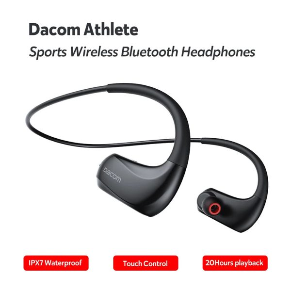 DACOM Athlete Bluetooth Neckband In-ear Earphone Wireless IPX7 Waterproof Touch Stereo Sports Headset For Sale