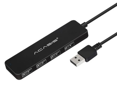 ACASIS AB2-L46 0.6m Cable USB2.0 4 Ports Hub 480Mbps Data Transmission Computer Laptop USB Hub Splitter Hot on Sale