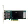 PCI-E X8 10-Gigabit Dual Port SFP+Optical Fiber Network Card X710-DA2 10G Server Adapter Online Hot Sale