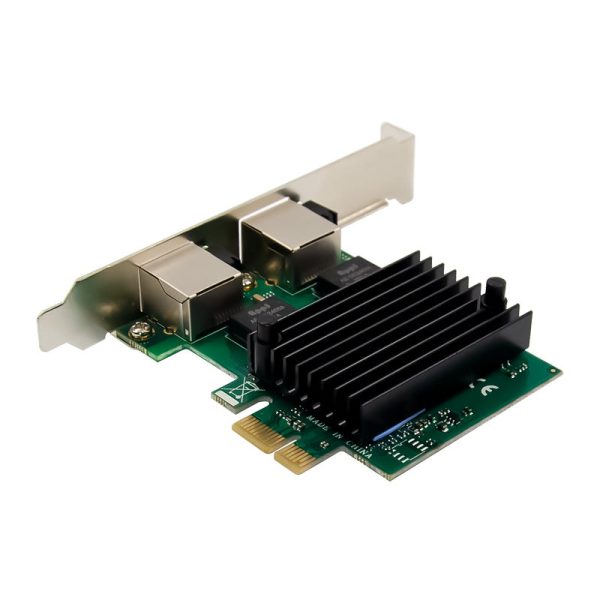 RTL8125 PCI-E X1 2.5G High Speed Dual RJ45 Ports LAN Adapter Network Card E-sports Ethernet Controller For Sale