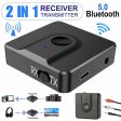 BT102 2 in 1 Bluetooth 5.0 Transmitter Receiver Wireless Audio Adapter Dongle for PC TV Speaker Sale