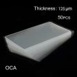 50Pcs 0.125mm OCA Optical Clear Adhesive Sticker for Samsung Galaxy S8 G950 LCD Digitizer Online