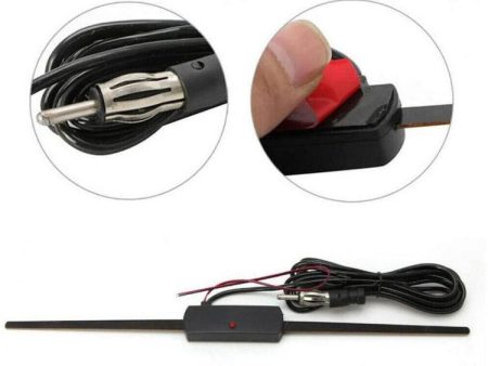 B0H2 12V Car Antenna Universal Vehicle Radio Stereo Hidden FM AM \Antenna Kit Signal Amplifier Online Sale