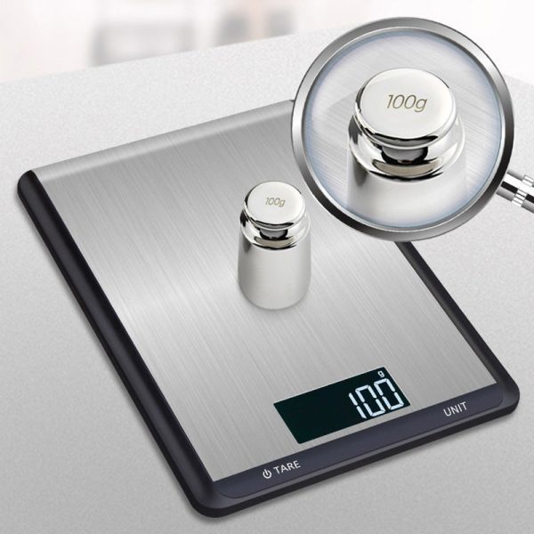 5kg 1g LCD Digital Kitchen Food Scale Electronic Balance Stainless Steel Measuring Weight Tool For Cheap