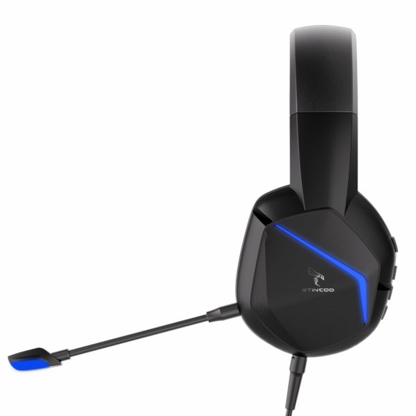 GS401 Surround Sound Gaming Headset with Mic for PC Phone Tablet, 2.4G Wireless Supply