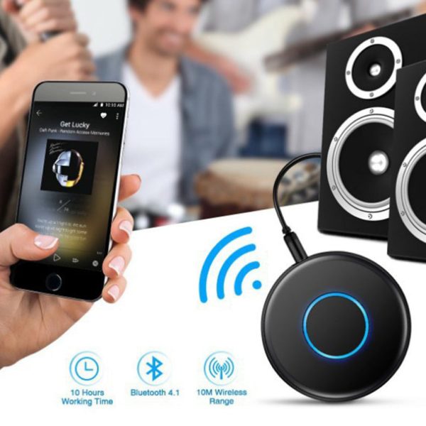 Ultra-thin Wireless Bluetooth 4.1 HD Stereo Car Audio Receiver Adapter with AUX-in Sale