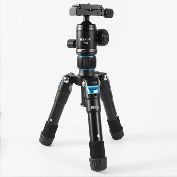 BEXIN MS08 Professional Tabletop Aluminum Alloy Photography Tripod for Phone Camera Supply