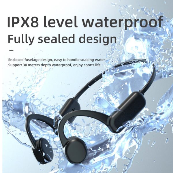 DG-X18 Pro 8G Memory Bone Conduction Bluetooth 5.0 Earphones IPX8 Waterproof Sports Headphones on Sale