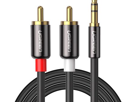 UGREEN 3m 3.5mm to 2RCA Audio Y Splitter Cable AUX Cord for Smartphone Speaker Tablet Sale