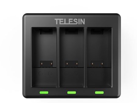 TELESIN AT1103 Triple Channel Battery Charger for GoPro HERO 9 Black Battery Charger Fashion