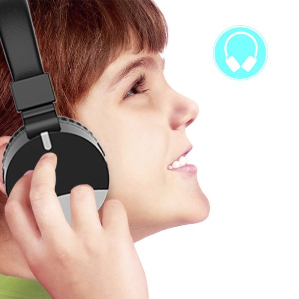 GORSUN GS-E86 Children Over-ear Bluetooth Headset Foldable Headphone with Audio Cable Hot on Sale