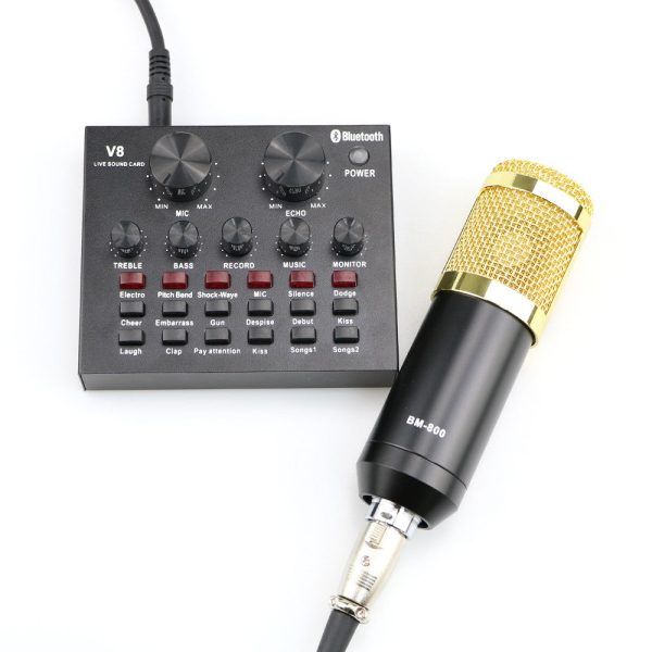 BM800 Professional Suspension Condenser Microphone Kit for Studio Live Stream Broadcasting Recording Online Sale