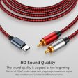 0.5m USB Type-C to 2 RCA Male Audio Cable for Mobile Phone Tablet Connection to Speaker Amplifier Online