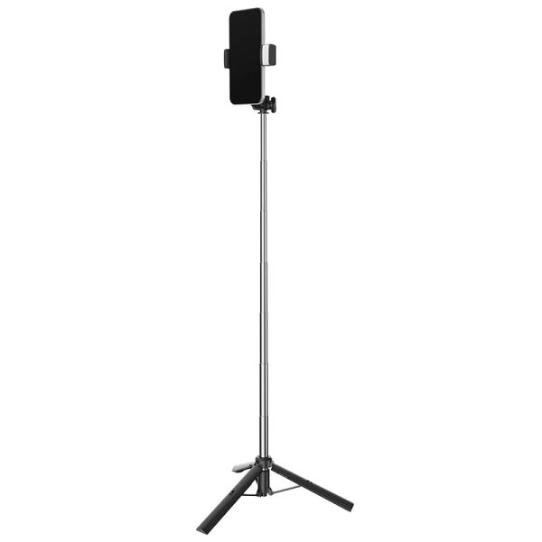 A31E Expandable Bluetooth Selfie Stick Tripod Stand with Phone Holder and LED Fill Light on Sale