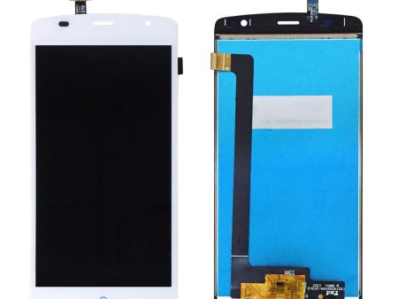 OEM Disassembly LCD Screen and Digitizer Assembly Replacement for ZTE Blade L5 Plus - White Online Hot Sale