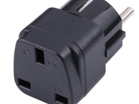 Portable Travel UK to EU Plug Power Outlet Adapter Socket Converter Plug For Cheap