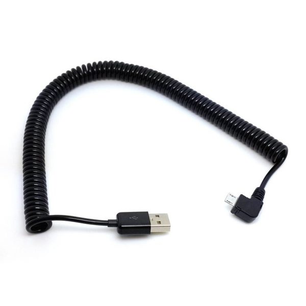 3m Right Angled USB 2.0 Male to Micro USB Port Cable for Tablet PC & Cell Phone Hot on Sale