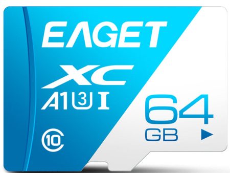 EAGET T1 Micro SD Card Class 10 64GB Memory Card High Speed TF Card for Phones Tablet Supply