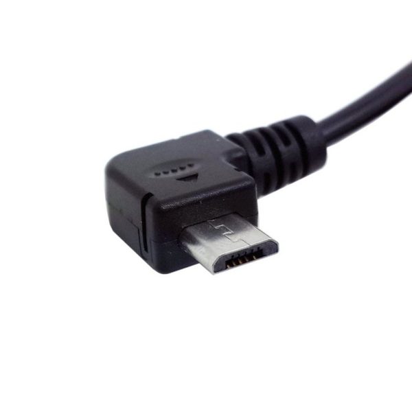 3m Right Angled USB 2.0 Male to Micro USB Port Cable for Tablet PC & Cell Phone Hot on Sale