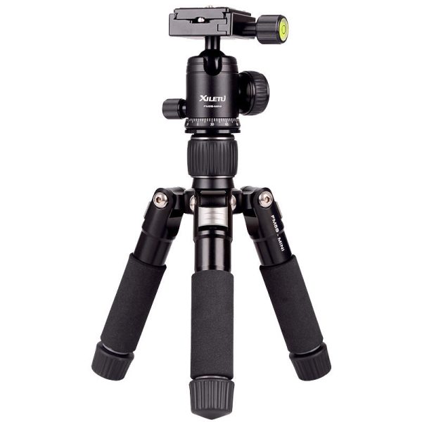 XILETU FM5S Portable Tripod Tabletop Stand with 360 Degree Ball Head for DSLR Camera and Smartphone Online now