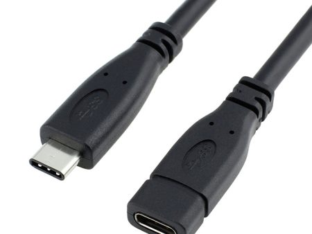 USB 3.1 Type C Male to Female Extension Data Cable for Macbook Tablet Mobile Phone For Discount