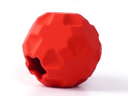 Natural Rubber Treat Tumble Ball Dog Toys Interactive Treat-Dispensing Puzzle Dog Toy Supply