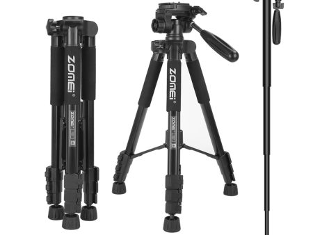 ZOMEI Q222 Pro Aluminum Tripod Heavy Duty Monopod Travel Stand for Sony DSLR Camera Online Hot Sale