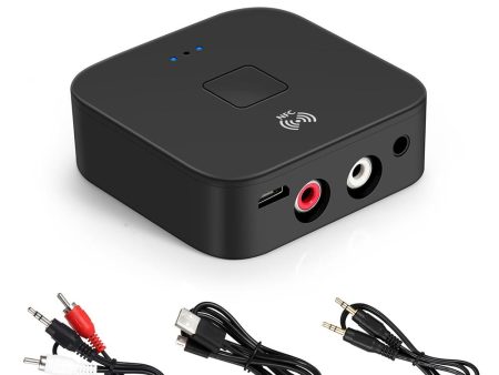 WB11 NFC Wireless Audio Receiver 3.5mm AUX 2RCA HIFI Stereo Audio Bluetooth 5.0 Adapter Sale