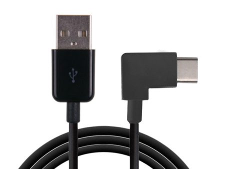 CY 90 Degree Right Angled USB 3.1 Type C Male to USB 2.0 Male Cable for Tablet & Mobile Phone 2m on Sale