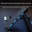 ACASIS AB2-L412 1.2m Cable 4 Ports USB2.0 Hub 480Mbps Data Transmission USB Hub Splitter Hot on Sale